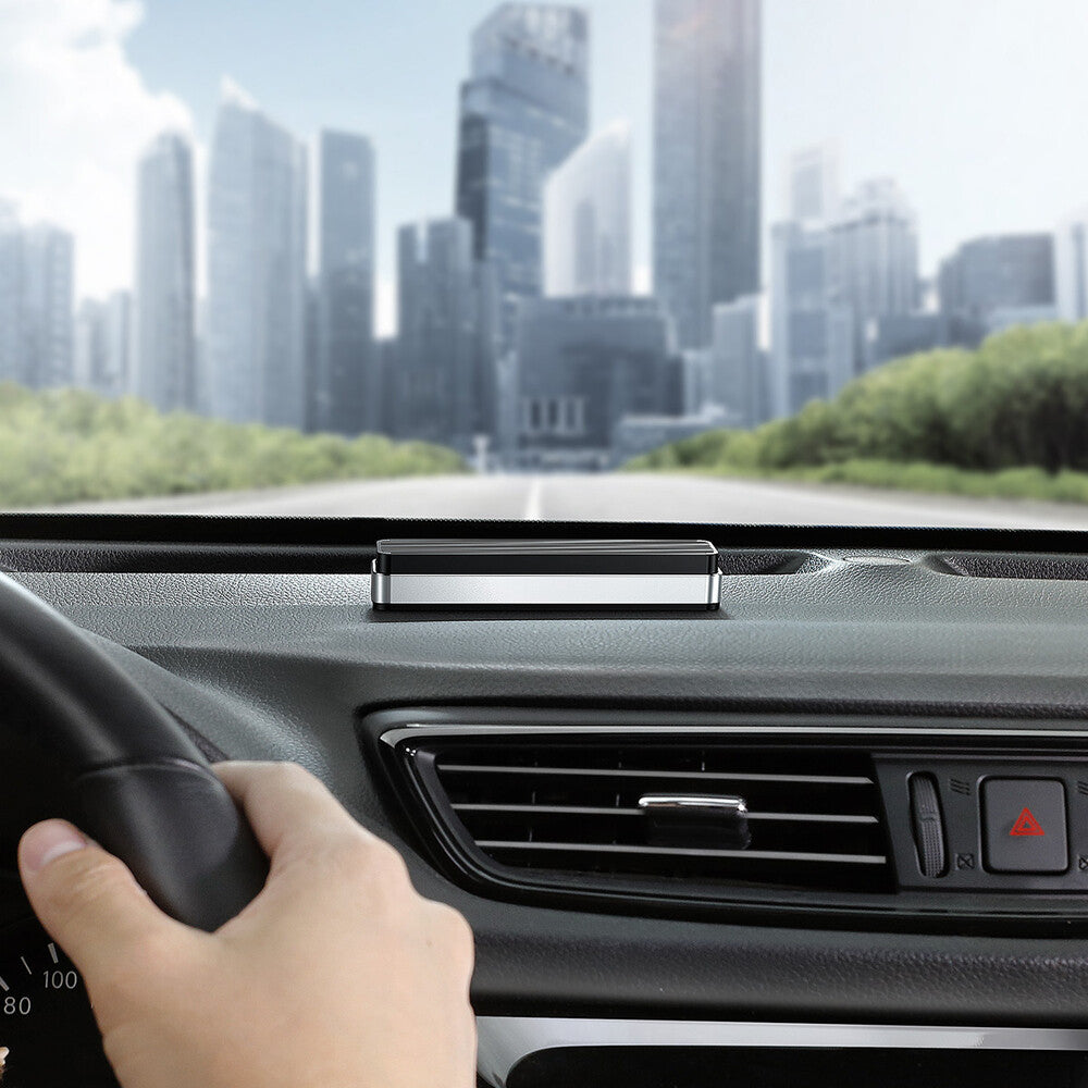 Baseus - Parking Number Moonlight Box Series (ACNUM-B0S) - for Dashboard, Number Hiding, Weather-Resistant, Non-Slip - Silver