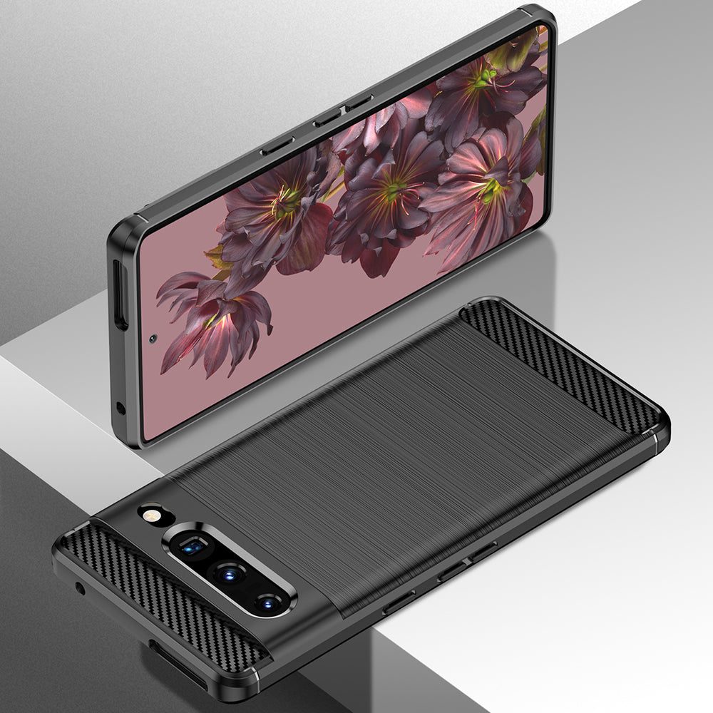 Techsuit - Carbon Silicone - Google Pixel 7 Pro - Black