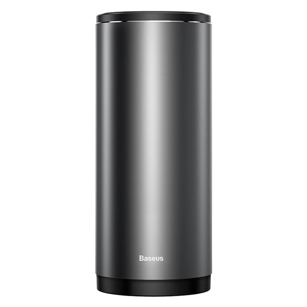 Baseus - Trash Can Gentleman Style (CRLJT-0G) - with 30 Garbage Bags, Aluminum Alloy, ABS, 500ml - Dark Gray