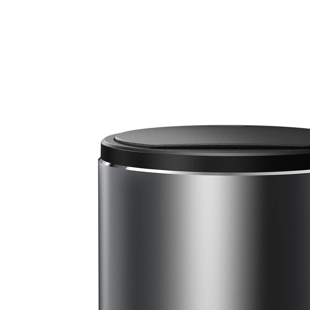 Baseus - Trash Can Gentleman Style (CRLJT-0G) - with 30 Garbage Bags, Aluminum Alloy, ABS, 500ml - Dark Gray