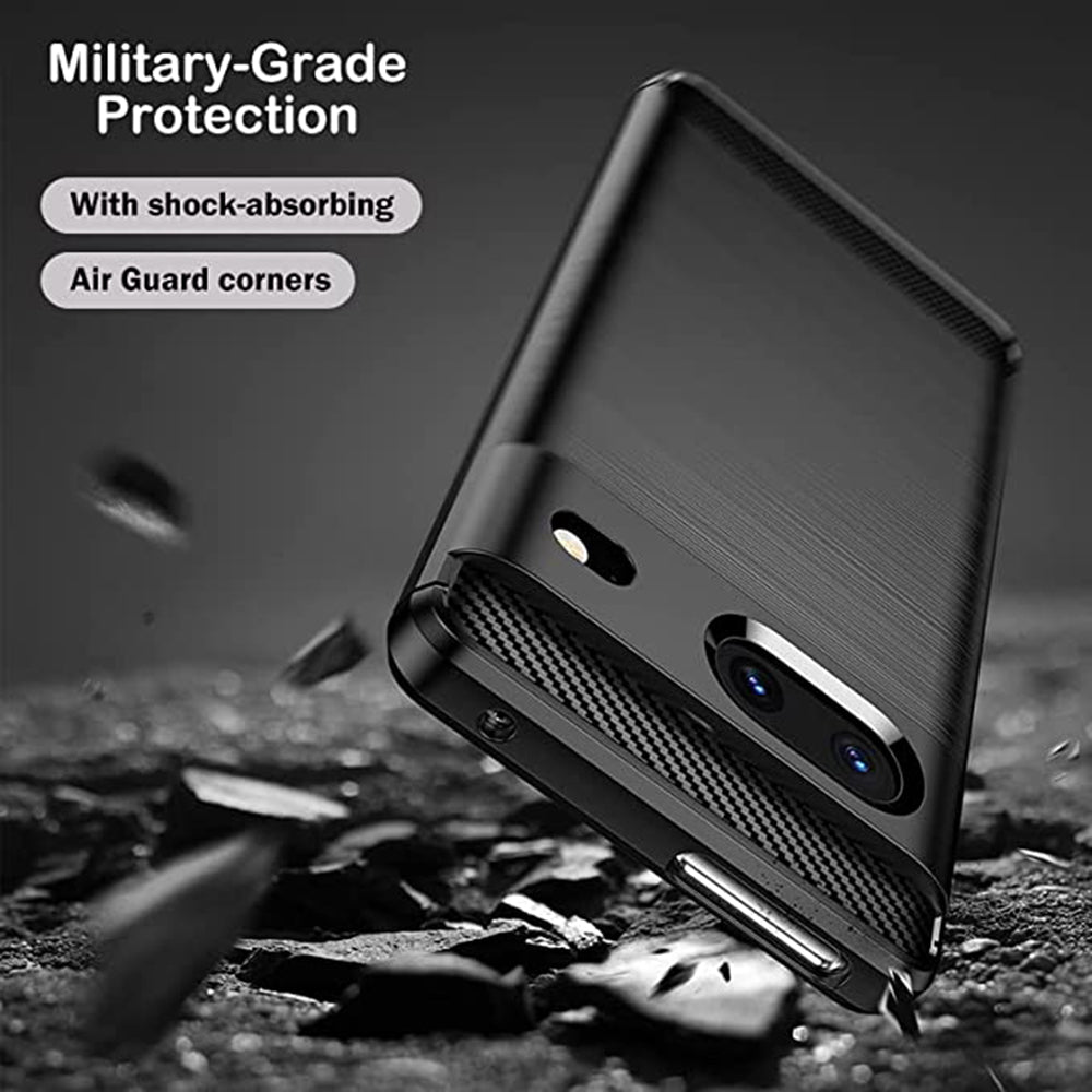 Techsuit - Carbon Silicone - Google Pixel 7 - Black