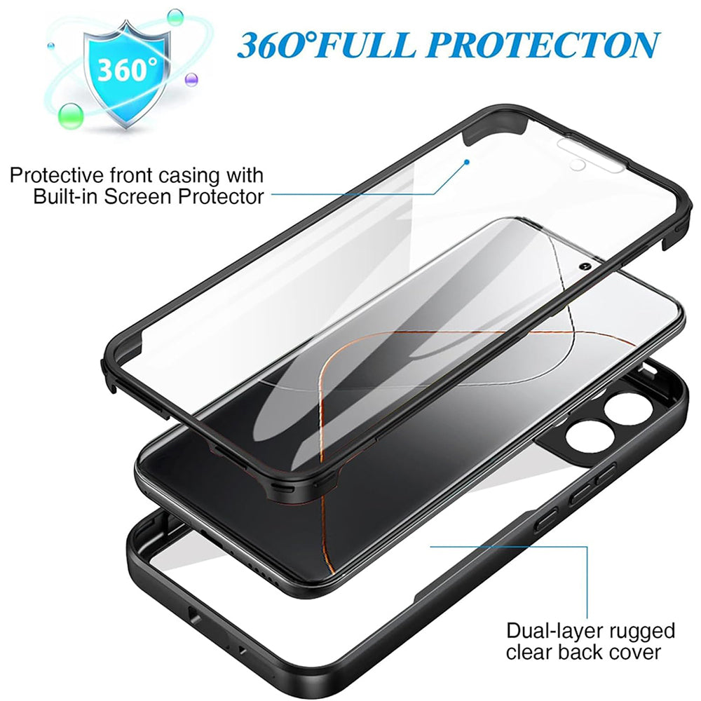 Techsuit - ColorVerse 360 Series + Screen Protector - Xiaomi 14 - Pink