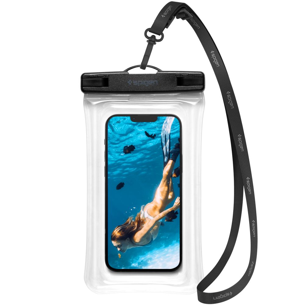 Spigen - Waterproof Case (A610) - IPX8, for Phone, max 6.9" - Clear