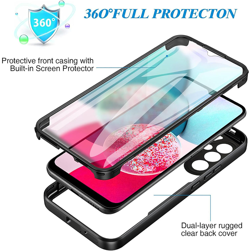 Techsuit - ColorVerse 360 Series + Screen Protector - Galaxy A14 4G / A14 5G - Pink