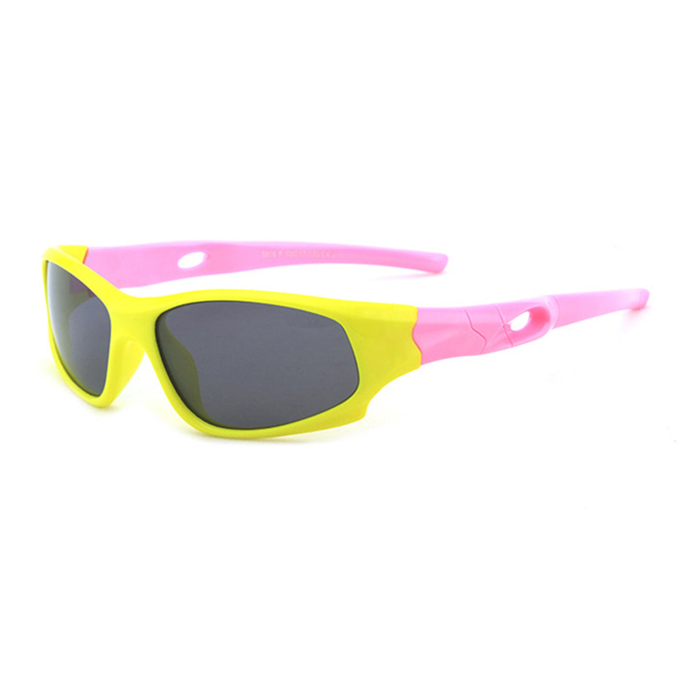 Techsuit - Μόδα > Αξεσουάρ > Γυαλιά Ηλίου Polarised (816-C2) - for Kids, Sport Type - Bright Yellow / Pink