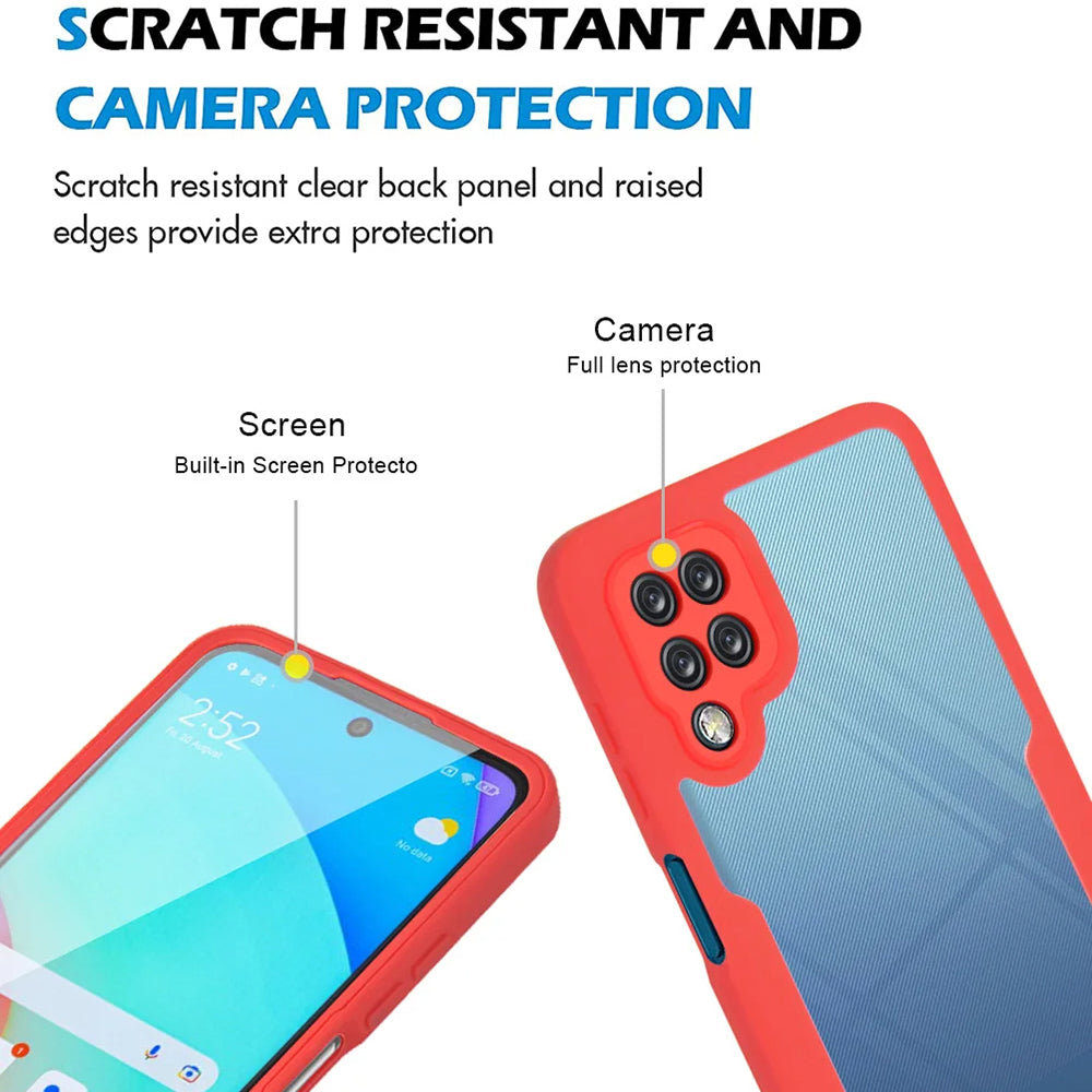 Techsuit - ColorVerse 360 Series + Screen Protector - Galaxy A12 - Black