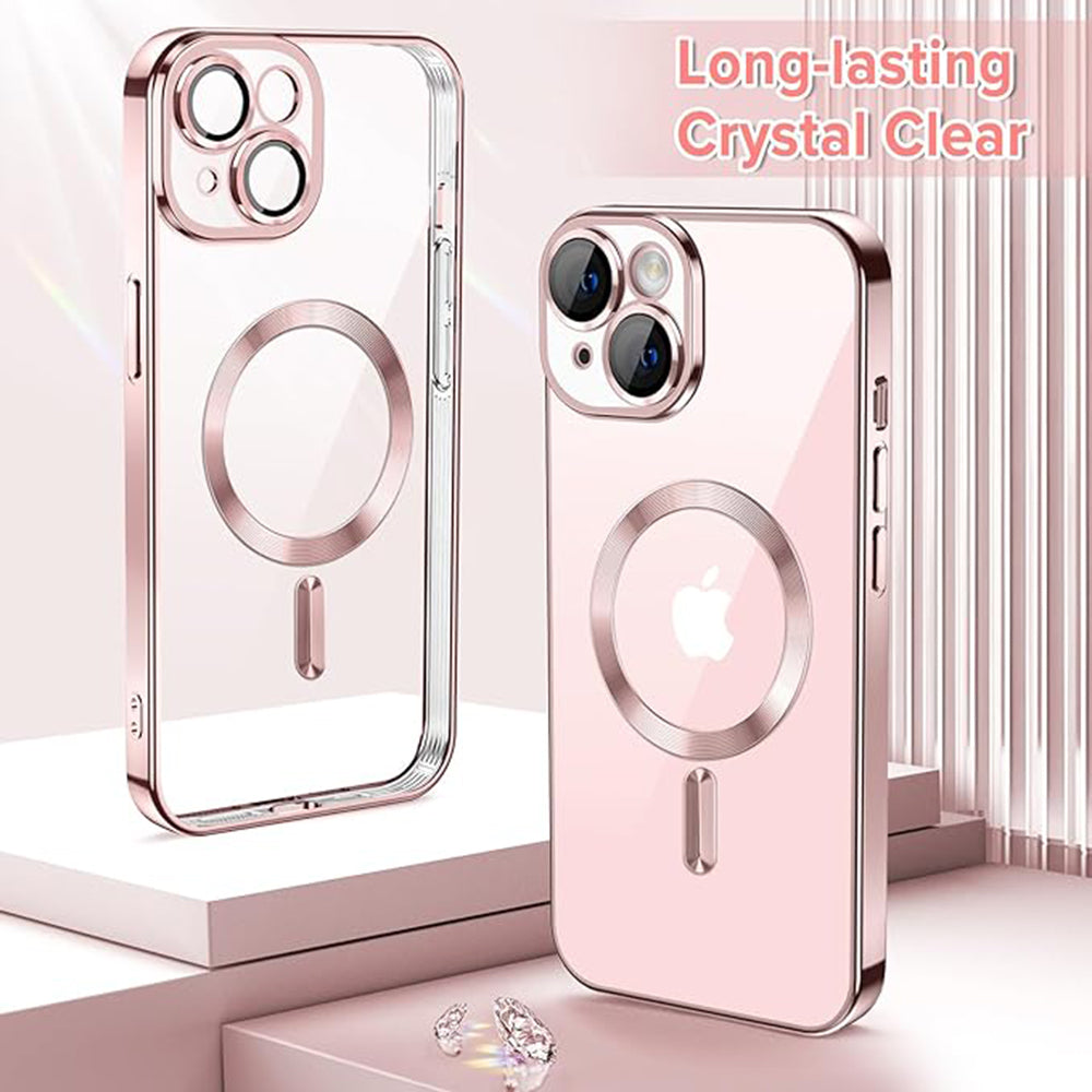 Techsuit - Luxury Crystal MagSafe - iPhone 15 - Pink