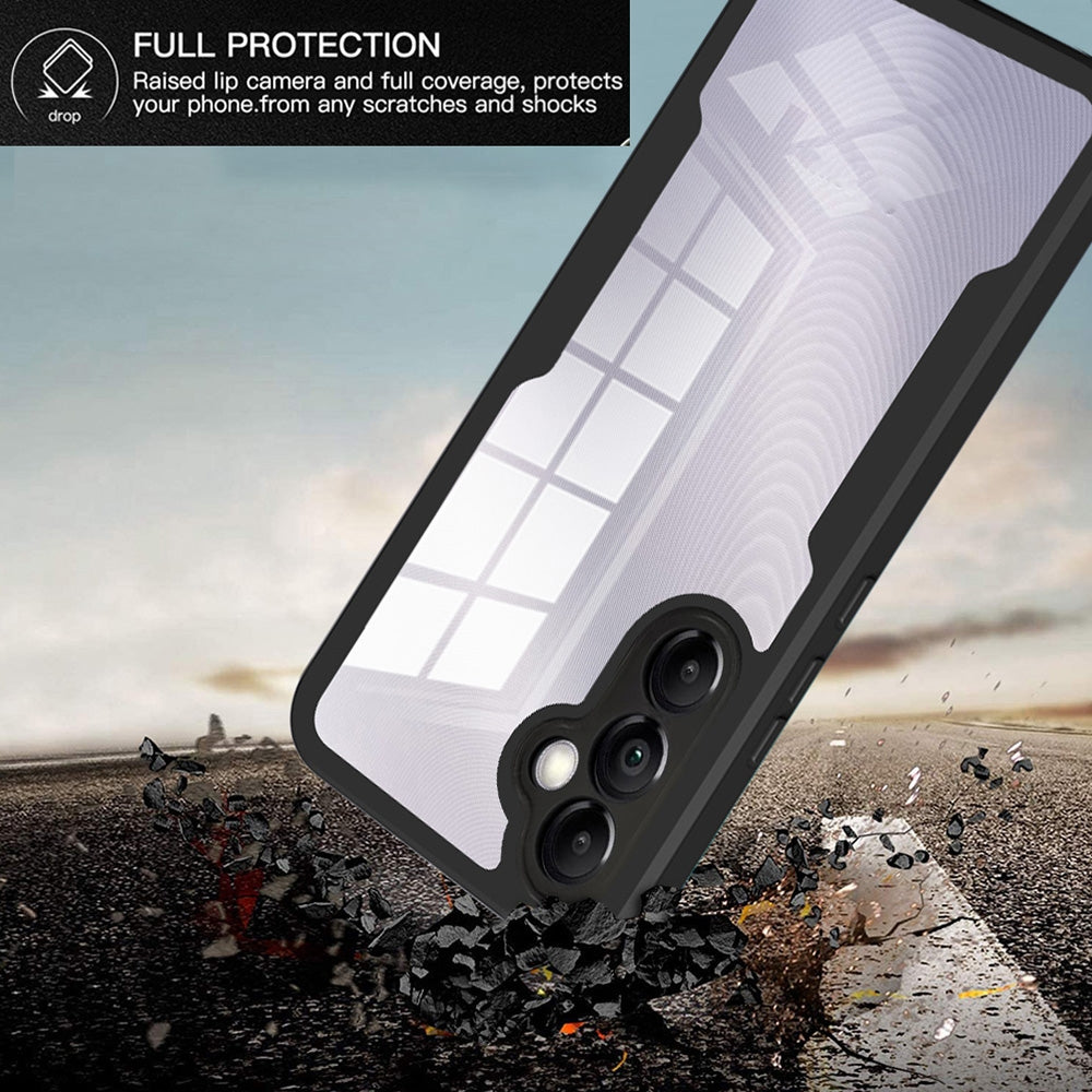 Techsuit - ColorVerse 360 Series + Screen Protector - Galaxy A34 5G - Black