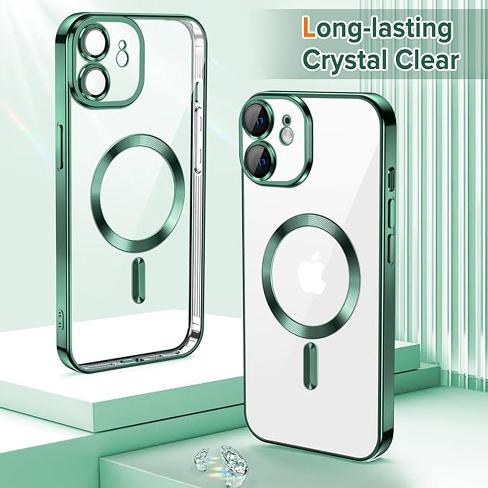 Techsuit - Luxury Crystal MagSafe - iPhone 12 - Deep Green