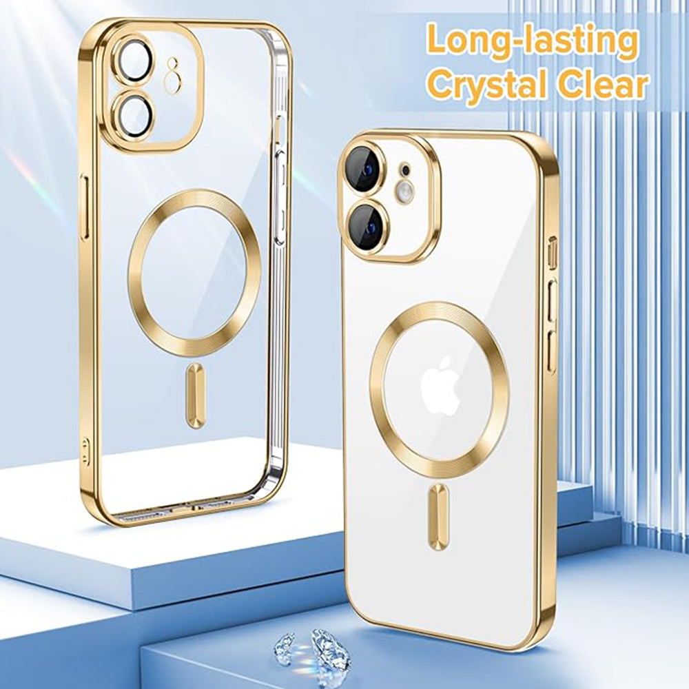Techsuit - Luxury Crystal MagSafe - iPhone 12 - Gold