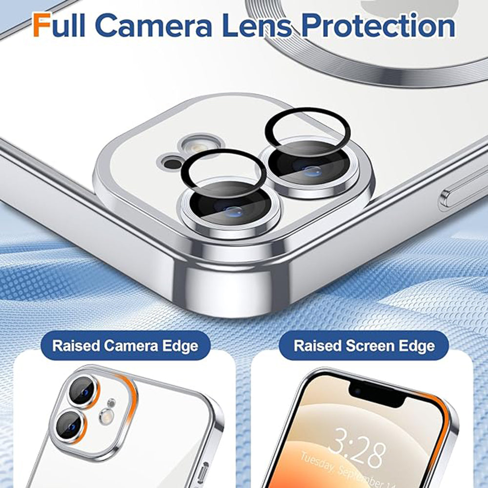 Techsuit - Luxury Crystal MagSafe - iPhone 12 - Silver