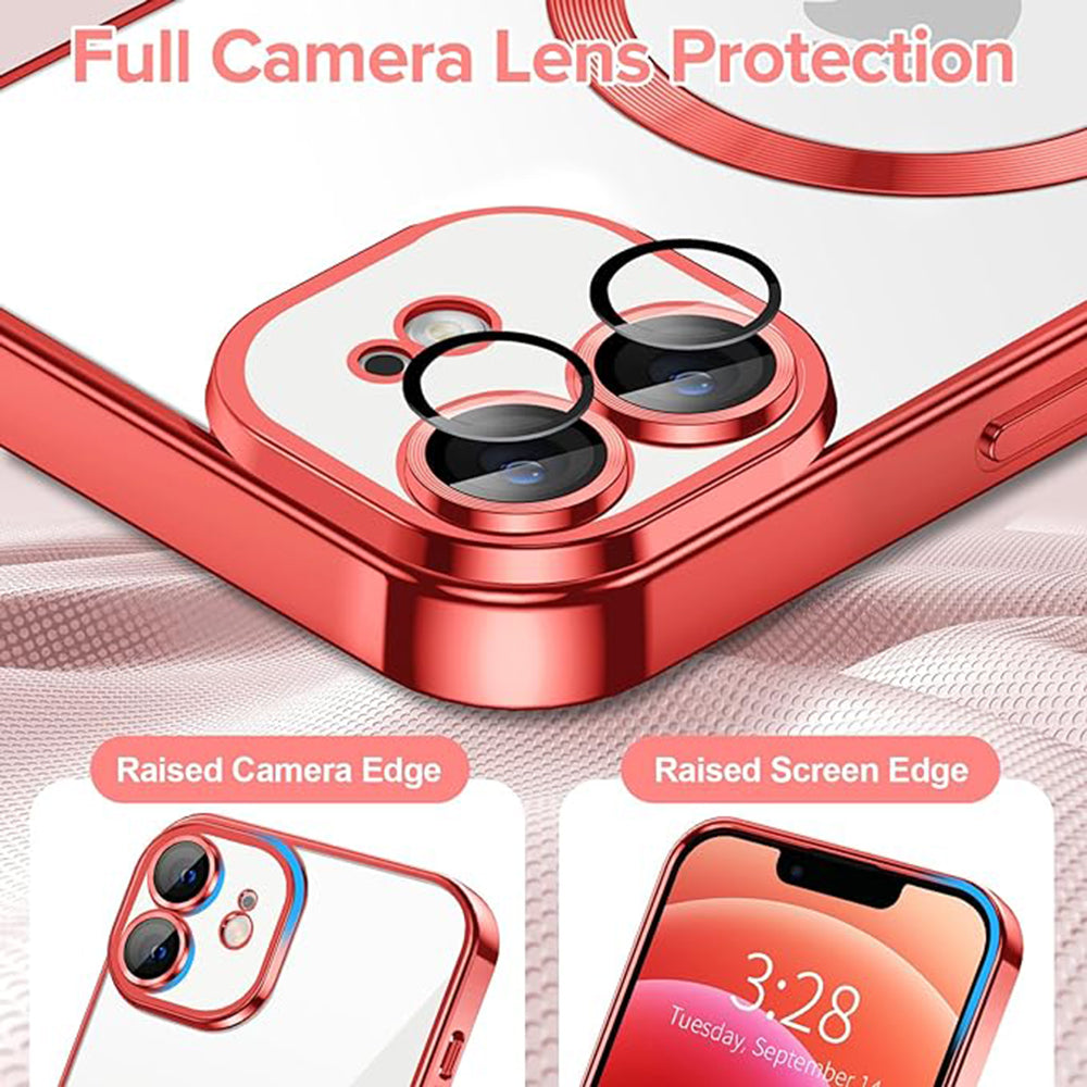 Techsuit - Luxury Crystal MagSafe - iPhone 12 - Red
