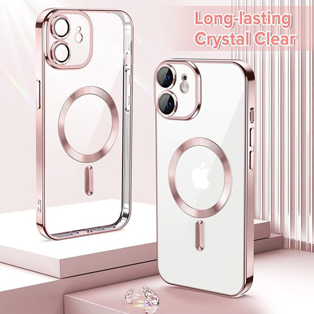 Techsuit - Luxury Crystal MagSafe - iPhone 12 - Pink