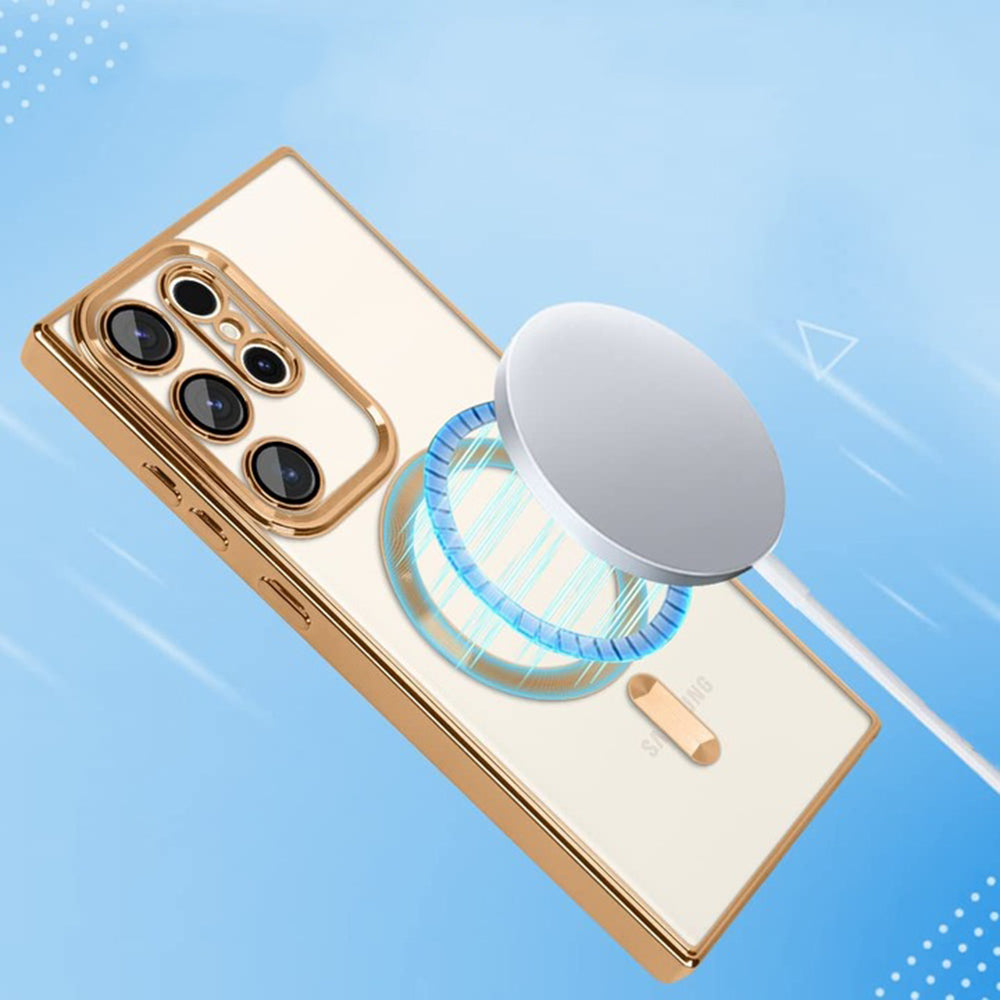 Techsuit - Luxury Crystal MagSafe - Galaxy S22 Ultra 5G - Pink