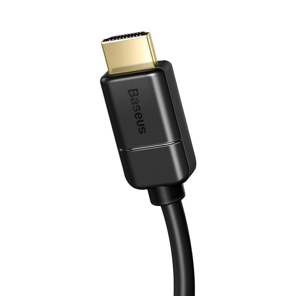 Baseus - Video Cable (CAKGQ-C01) - HDMI to HDMI, High Definition, 4K@60Hz, 3m - Black