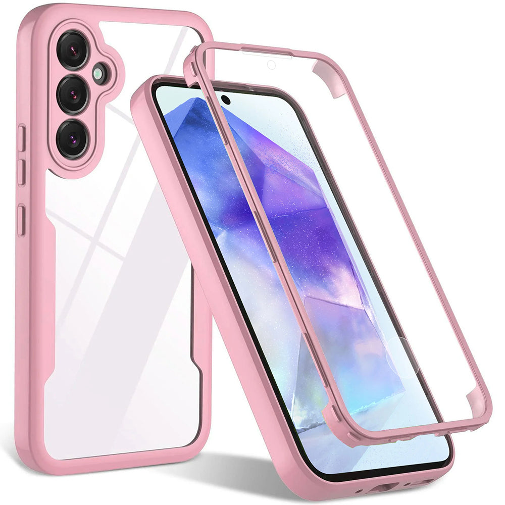 Techsuit - ColorVerse 360 Series + Screen Protector - Samsung Galaxy A35 5G - Pink