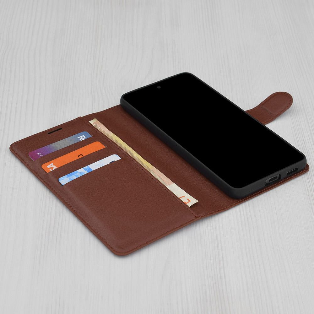 Techsuit - Leather Folio - Realme 12 / 12x - Brown