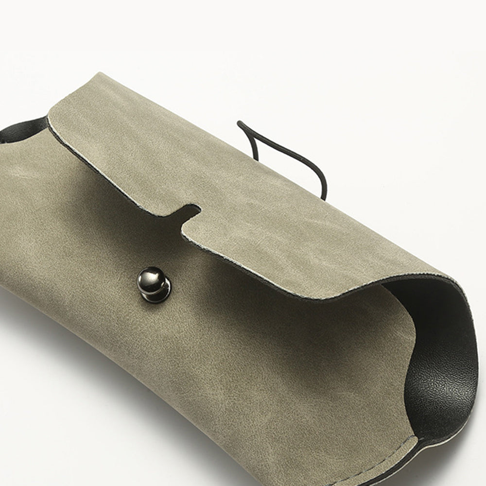 Techsuit - Glasses Case (PLSD-02) - with Button Close - Gray