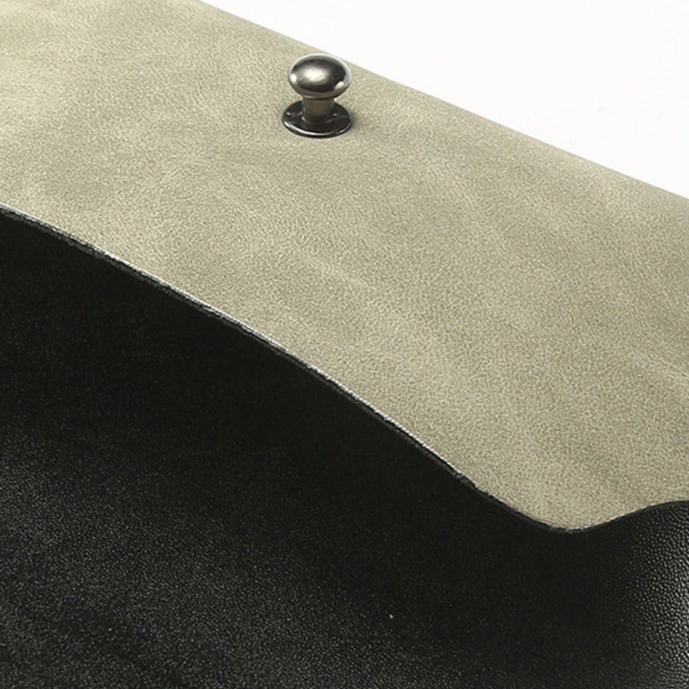 Techsuit - Glasses Case (PLSD-02) - with Button Close - Gray