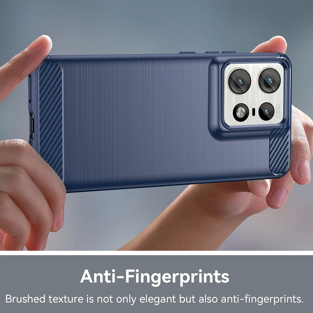 Techsuit - Carbon Silicone - Motorola Edge 50 Pro - Black