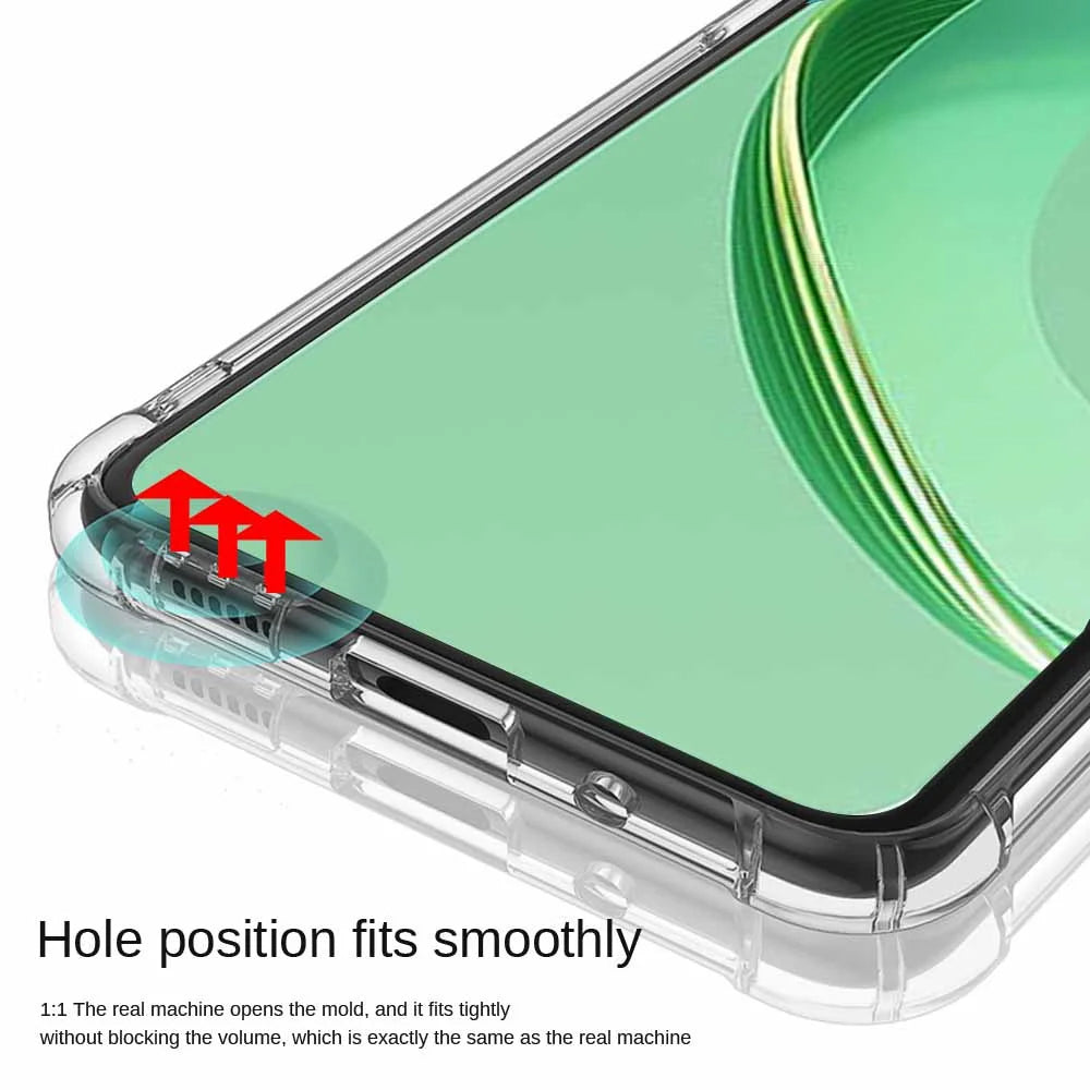 Techsuit - Shockproof Clear Silicone - Huawei nova 11 SE / 12 SE - Clear