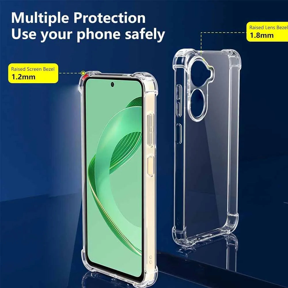 Techsuit - Shockproof Clear Silicone - Huawei nova 11 SE / 12 SE - Clear
