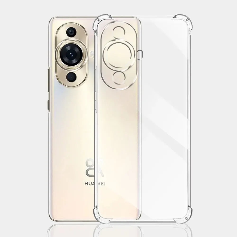 Techsuit - Shockproof Clear Silicone - Huawei nova 11 / nova 12s - Clear