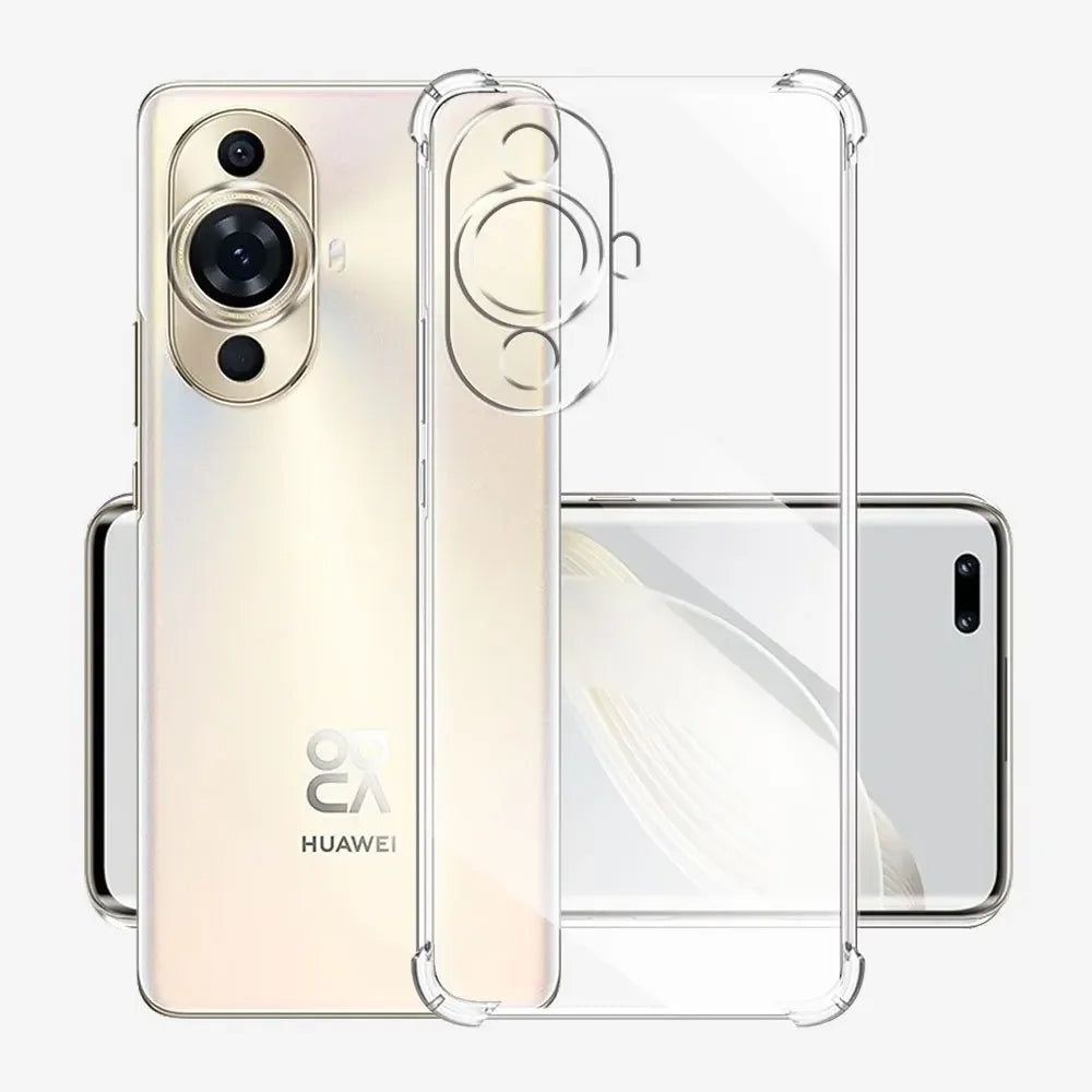 Techsuit - Shockproof Clear Silicone - Huawei nova 11 / nova 12s - Clear