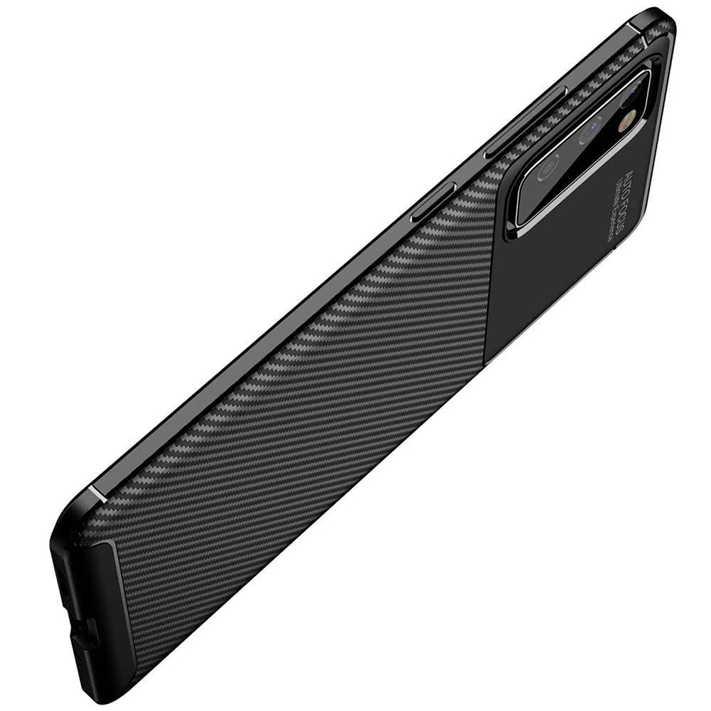 Techsuit - CarbonFiber - Galaxy S20 FE / S20 FE 5G - Black