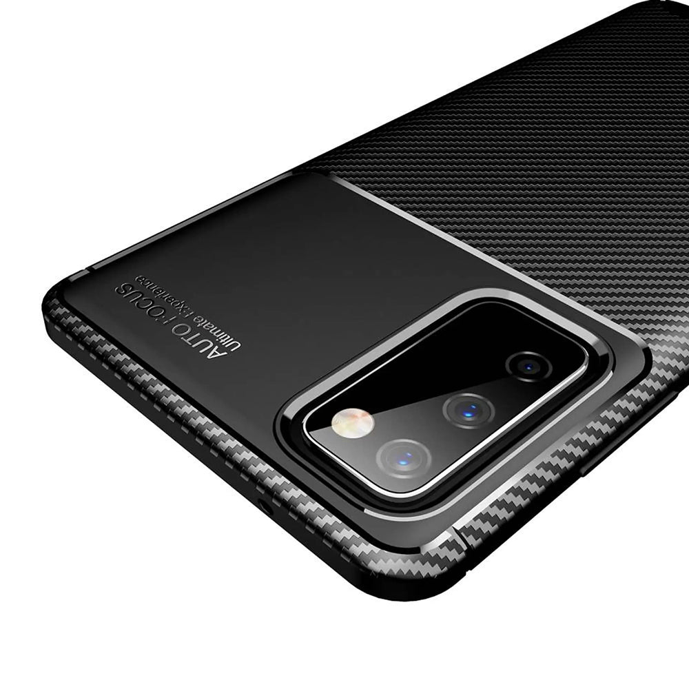 Techsuit - CarbonFiber - Galaxy S20 FE / S20 FE 5G - Black