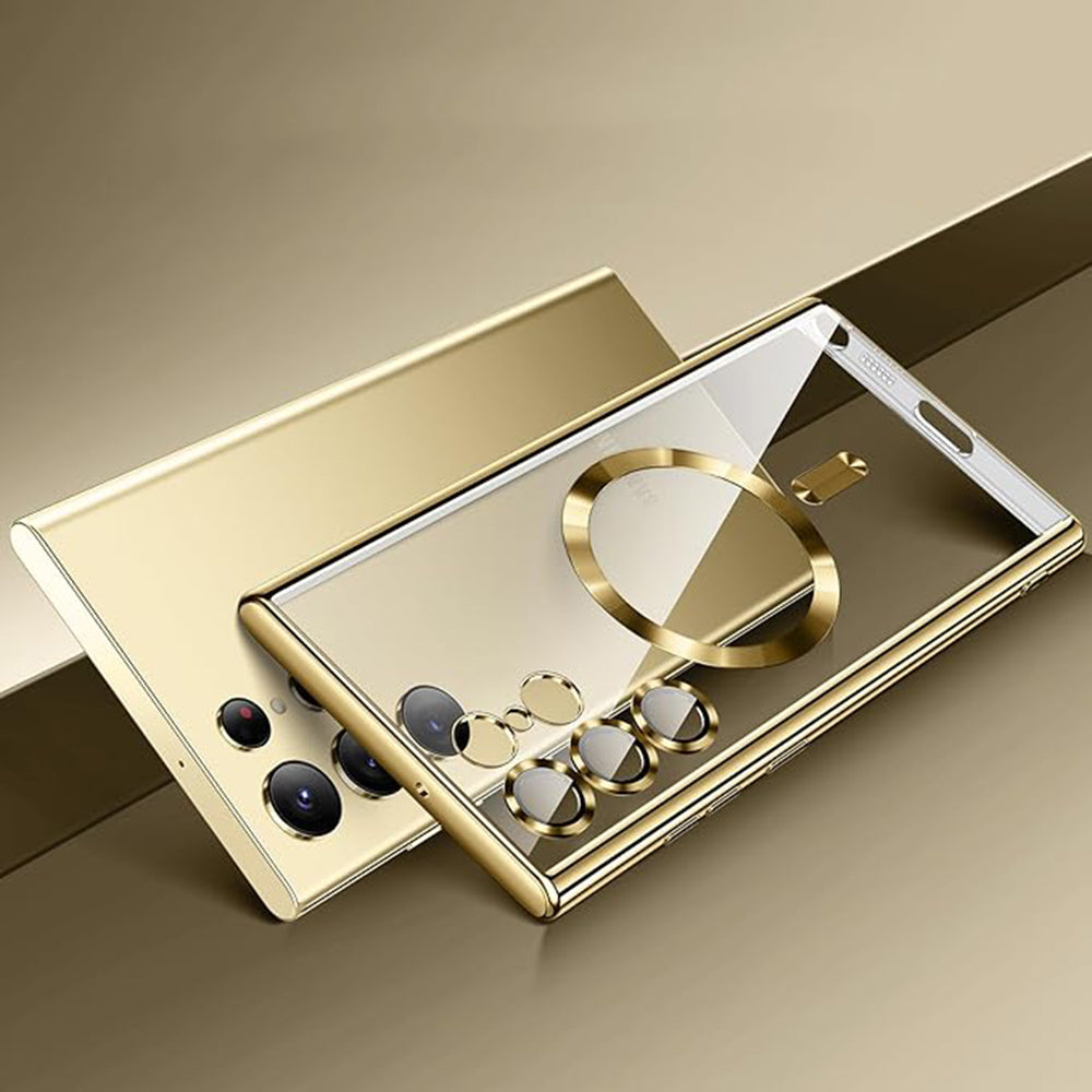 Techsuit - Luxury Crystal MagSafe - Galaxy S23 Ultra - Gold