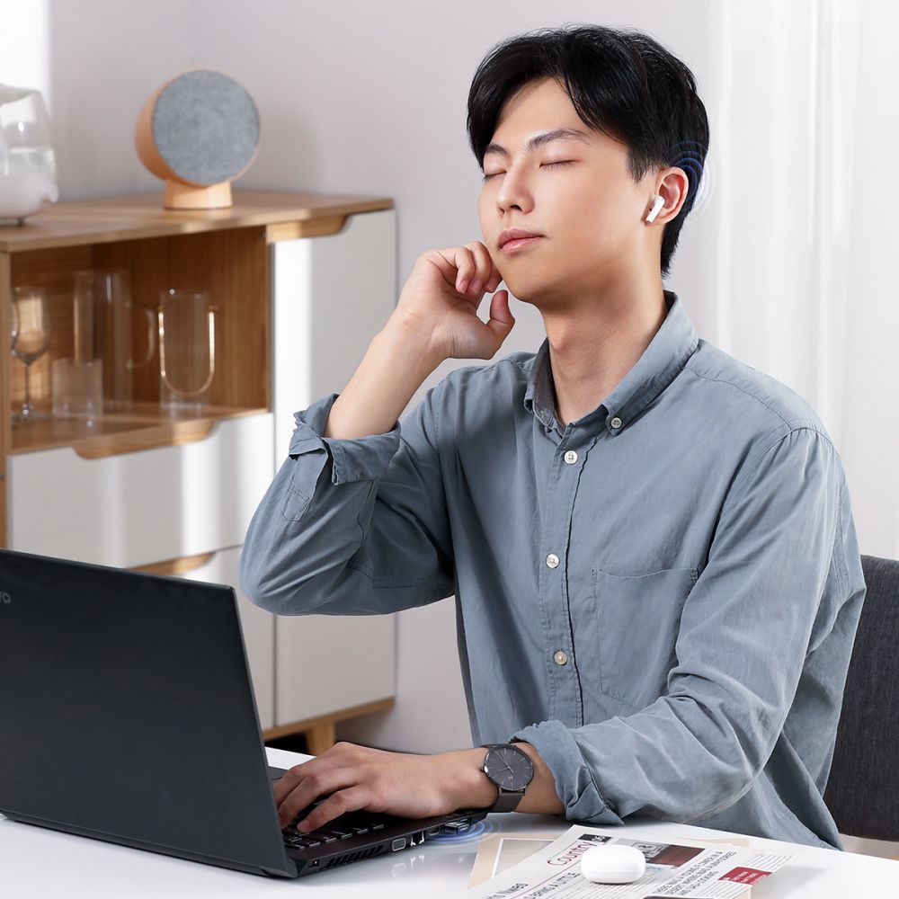 Baseus - Wireless Adapter BA04 (ZJBA000001) - Bluetooth, for Keyboards, Phones, Earphones, Dongle USB, Plug and Play - Black