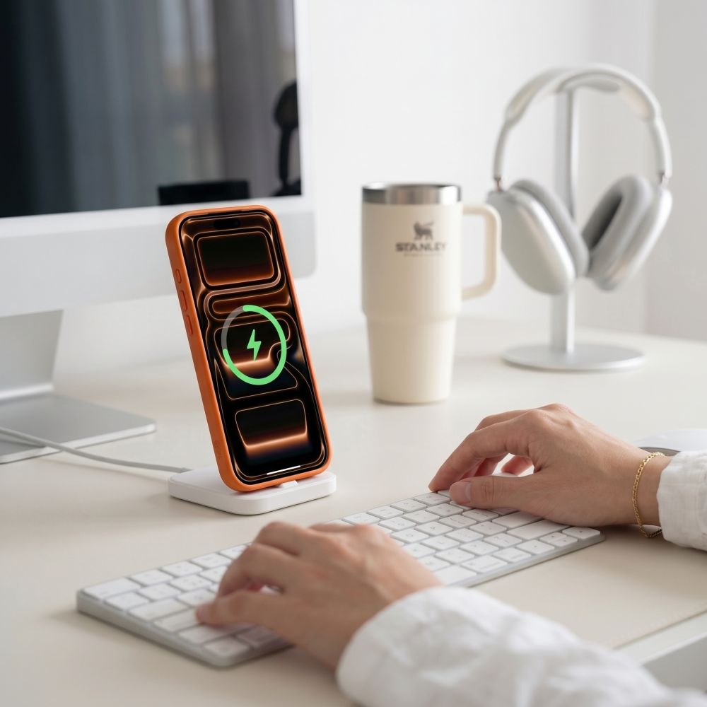 Θήκη Tech-Protect MAGMAT MagSafe CC iPhone 17 PRO MAX / 18 PRO MAX Cosmic Orange/Διάφανο - iPhone 17 Pro Max
