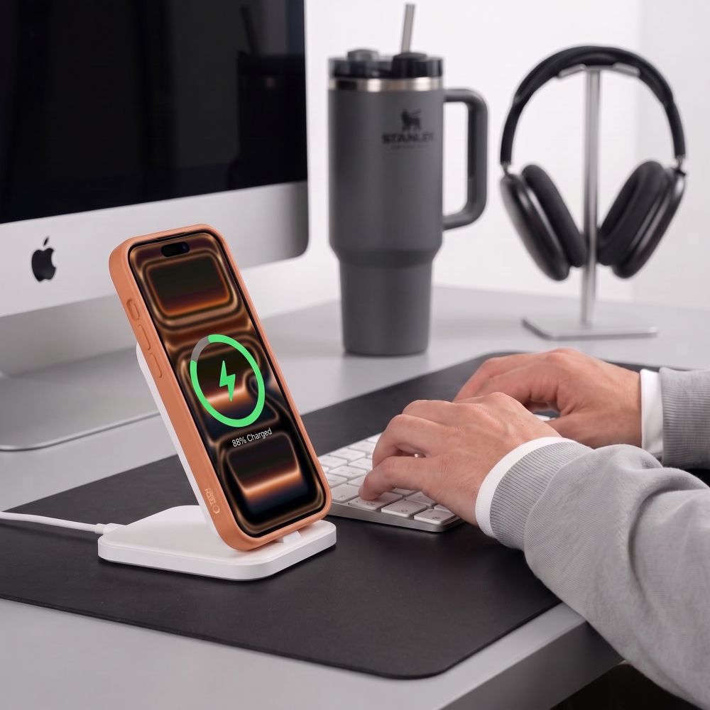 Θήκη Tech-Protect BASICMAG MagSafe iPhone 17 PRO / 18 PRO Cosmic Orange Ματ - iPhone 17 Pro