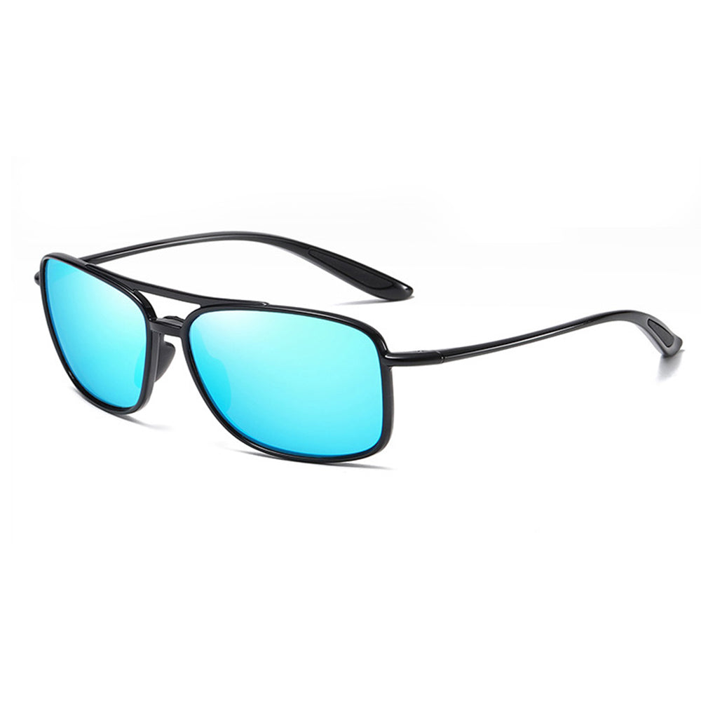 Techsuit - Μόδα > Αξεσουάρ > Γυαλιά Ηλίου Polarised TR90 (MM99) - UV Protection - Bright Black / Ice Blue