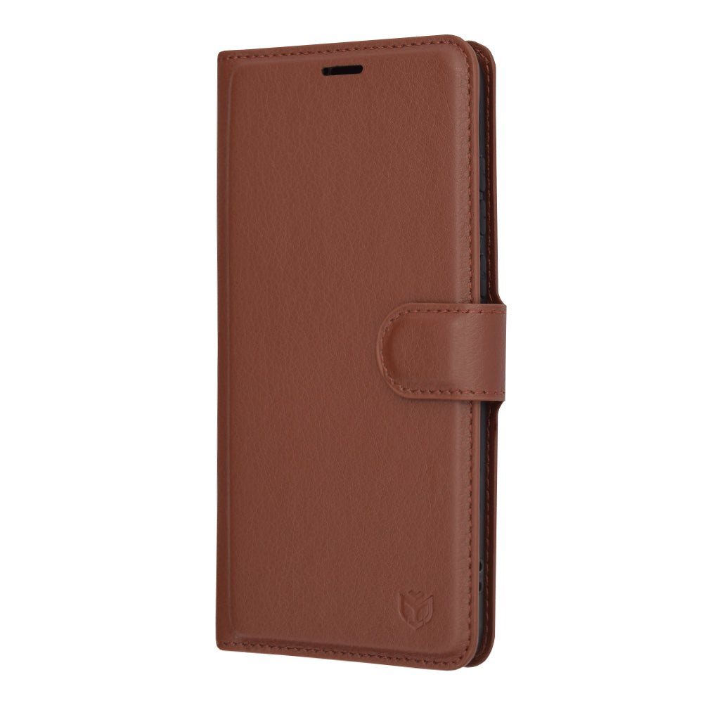 Techsuit - Leather Folio - Motorola Edge 30 Neo - Brown