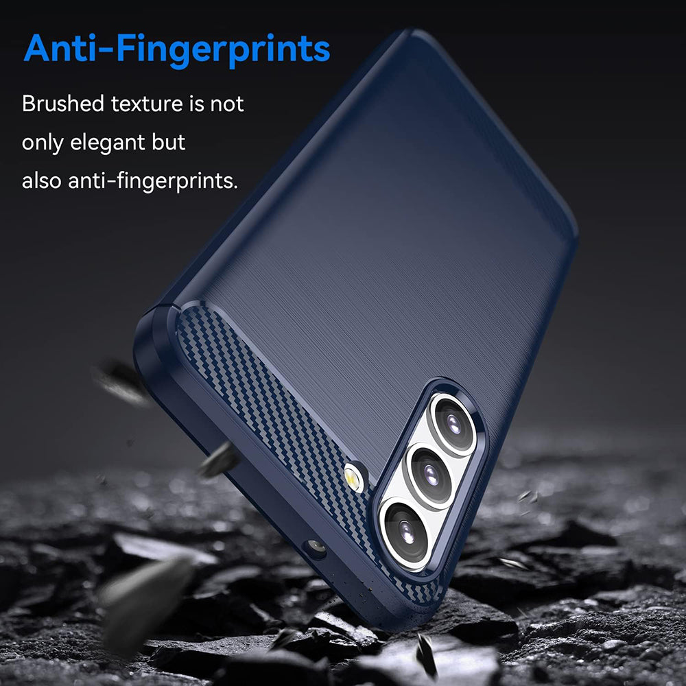 Techsuit - Carbon Silicone - Galaxy S23 Plus - Blue