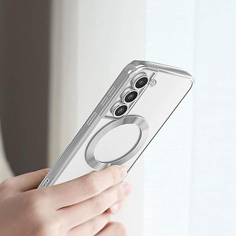 Techsuit - Luxury Crystal MagSafe - Galaxy S22 5G - Silver