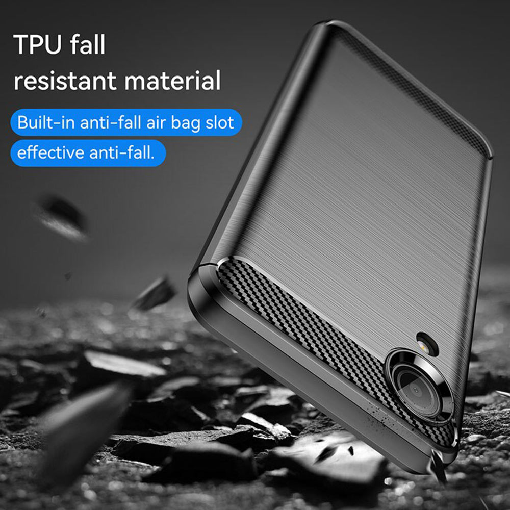 Techsuit - Carbon Silicone - Galaxy A03 Core - Black