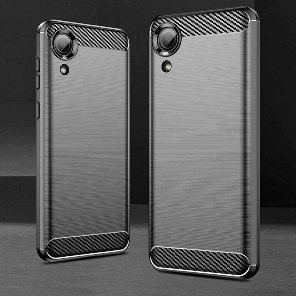 Techsuit - Carbon Silicone - Galaxy A03 Core - Black