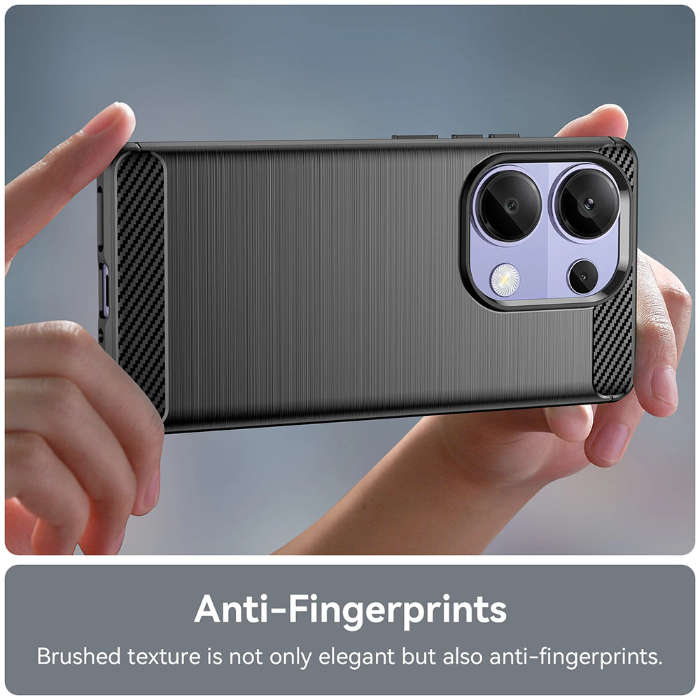 Techsuit - Carbon Silicone - Xiaomi Redmi Note 13 Pro 4G / Poco M6 Pro 4G - Blue