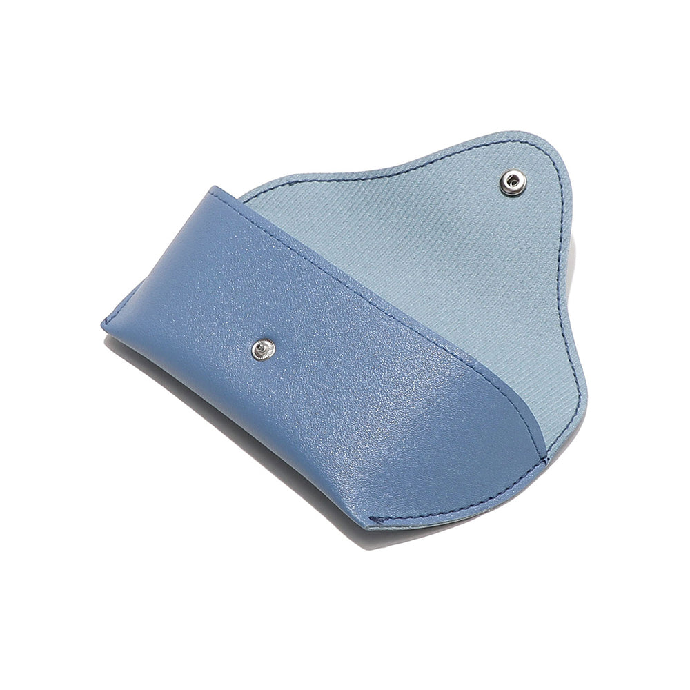 Techsuit - Glasses Case (ETPU4) - Eco Leather, 167 x 70 x 40mm - Blue