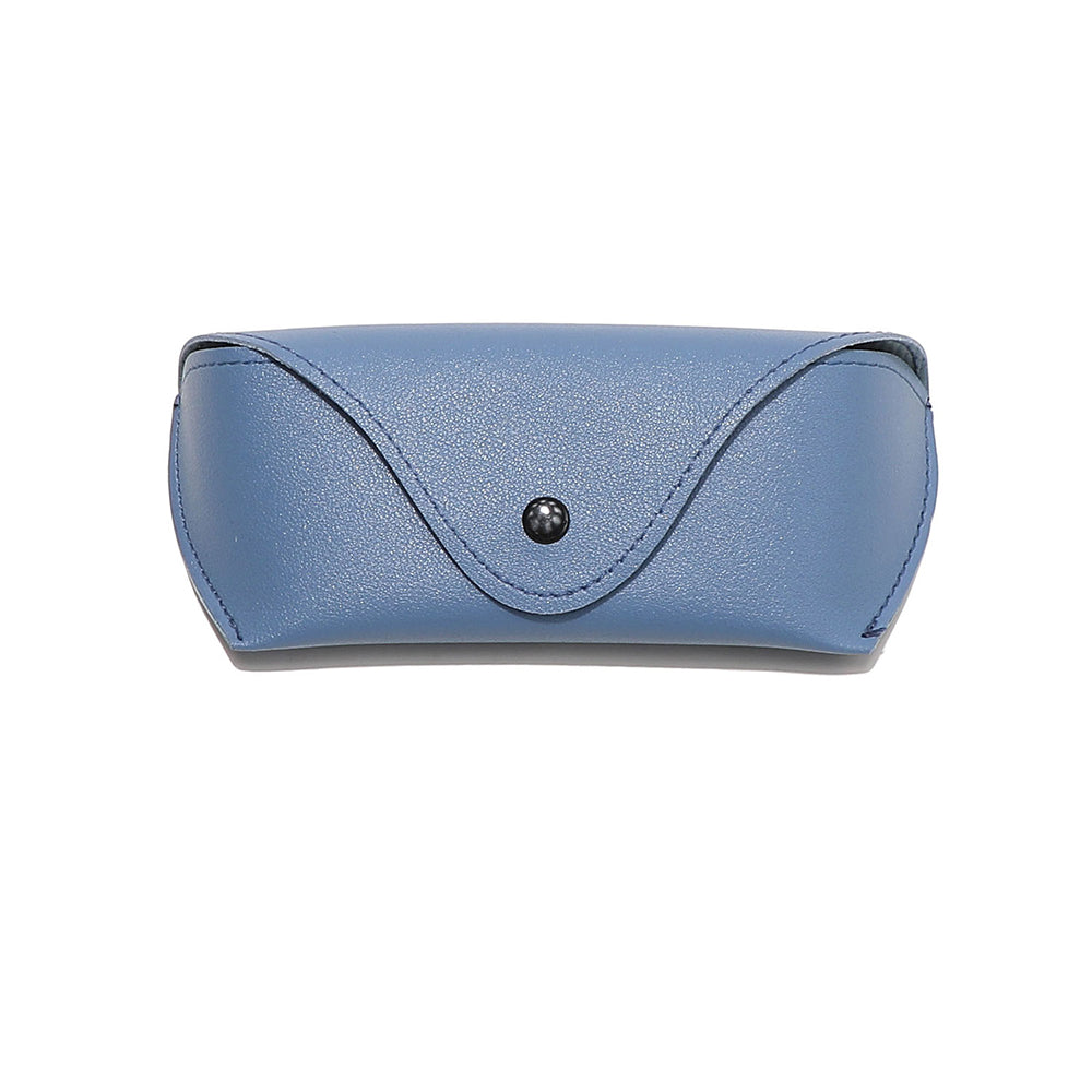 Techsuit - Glasses Case (ETPU4) - Eco Leather, 167 x 70 x 40mm - Blue