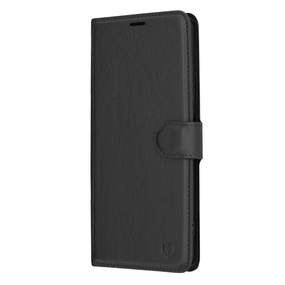 Techsuit - Leather Folio - OnePlus 12R - Black