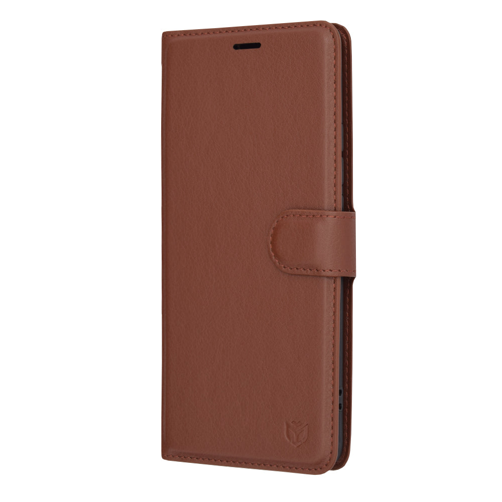 Techsuit - Leather Folio - Oppo Reno10 / Reno10 Pro - Brown