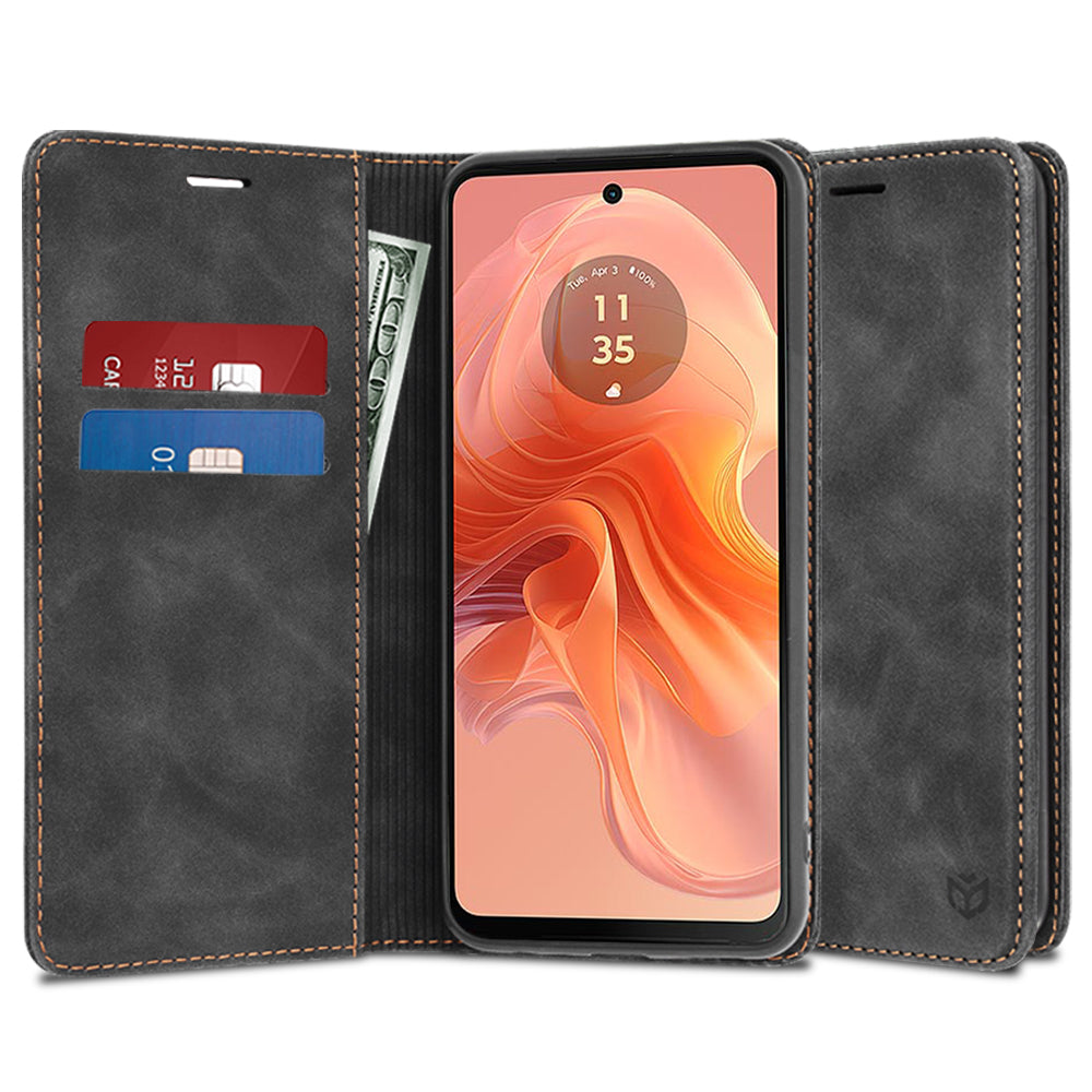 Techsuit - Confy Cover - Motorola Moto G04 / Moto G04s / Moto G24 / Moto E14 - Black