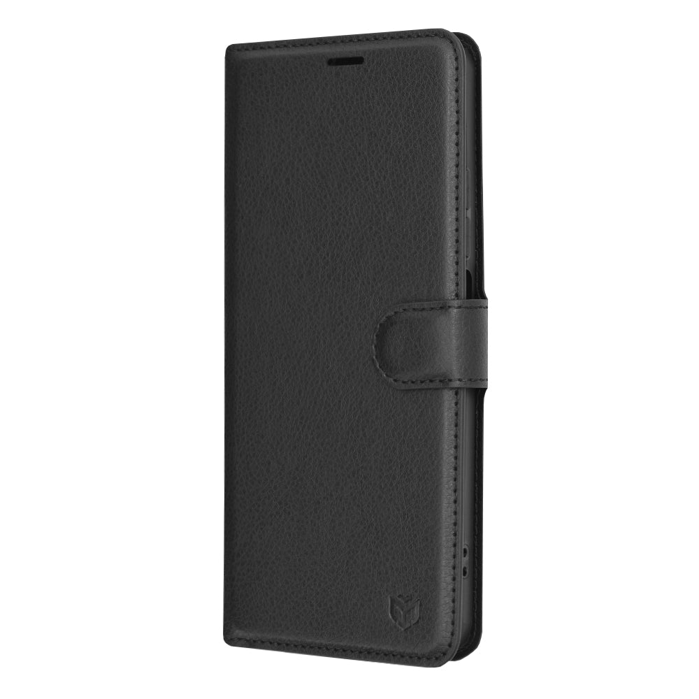 Techsuit - Leather Folio - Realme C67 4G - Black