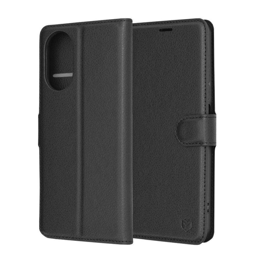 Techsuit - Leather Folio - Realme C67 4G - Black