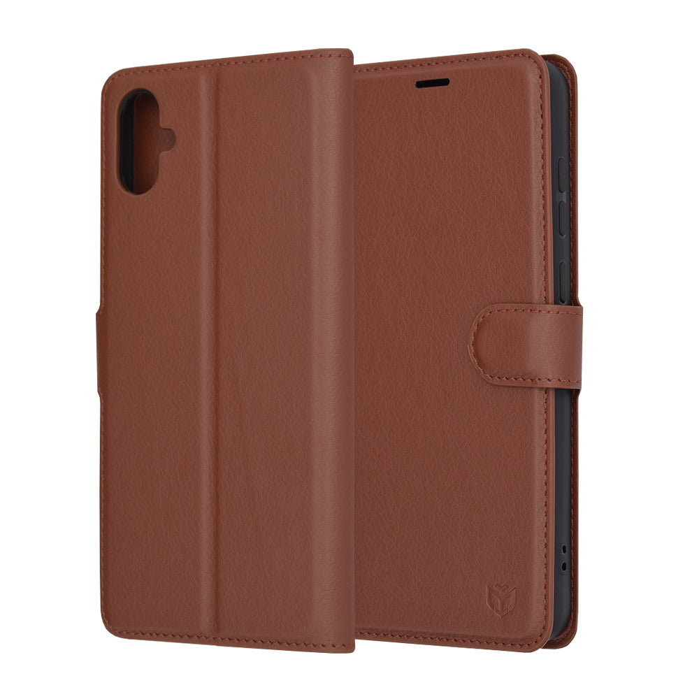 Techsuit - Leather Folio - Galaxy A05 - Brown