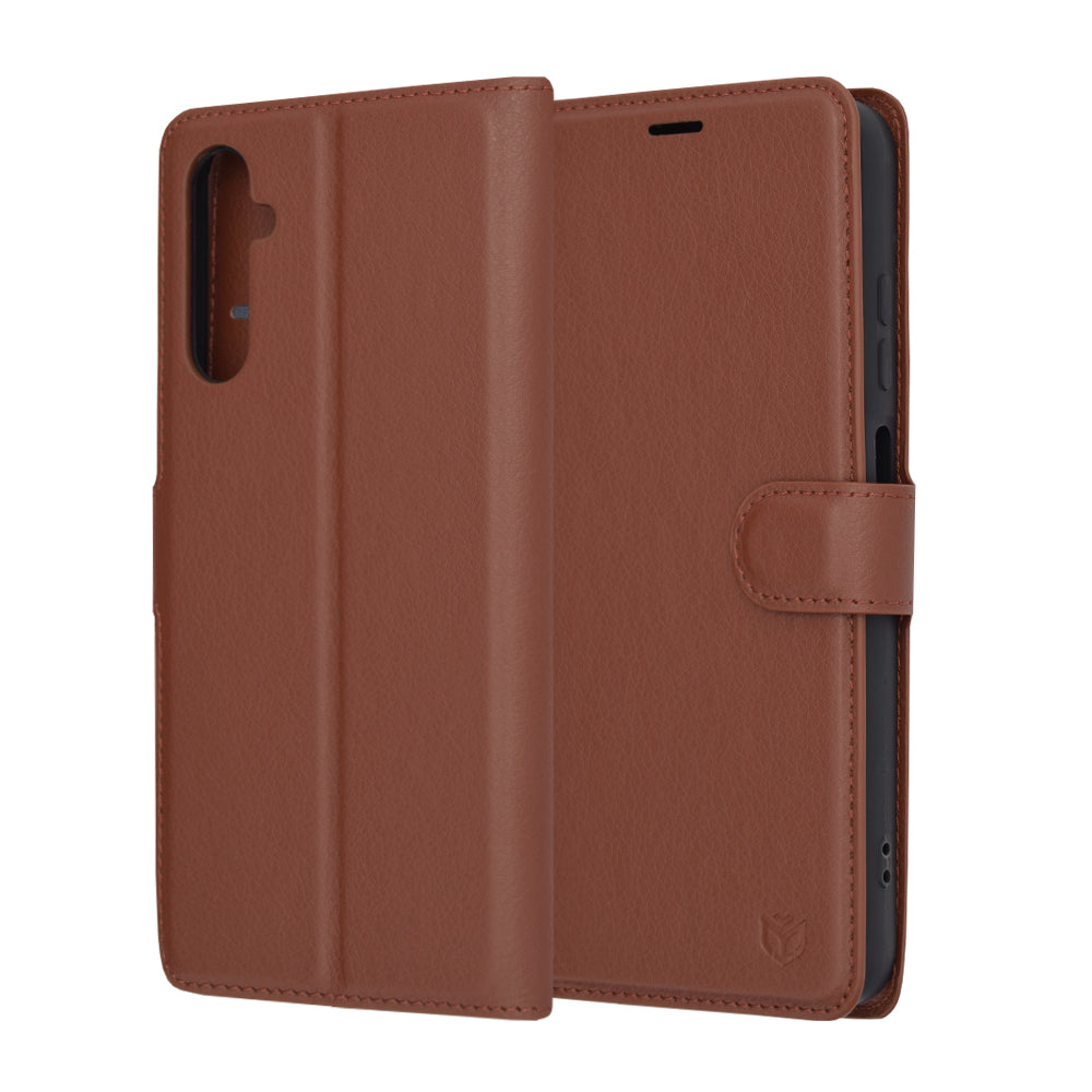 Techsuit - Leather Folio - Galaxy A05s - Brown